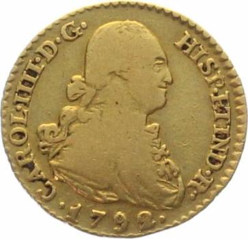 Spanien 1 Escudo 1792 - Carlos IV
